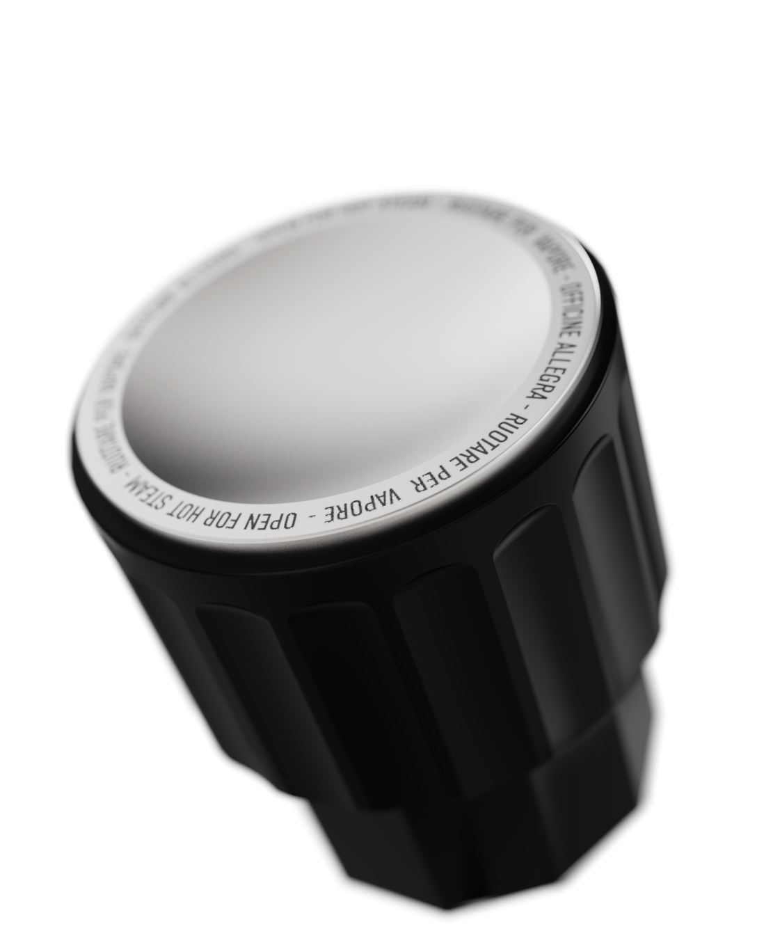 Dinamica Pro steam knob with orange anodized aluminum ring